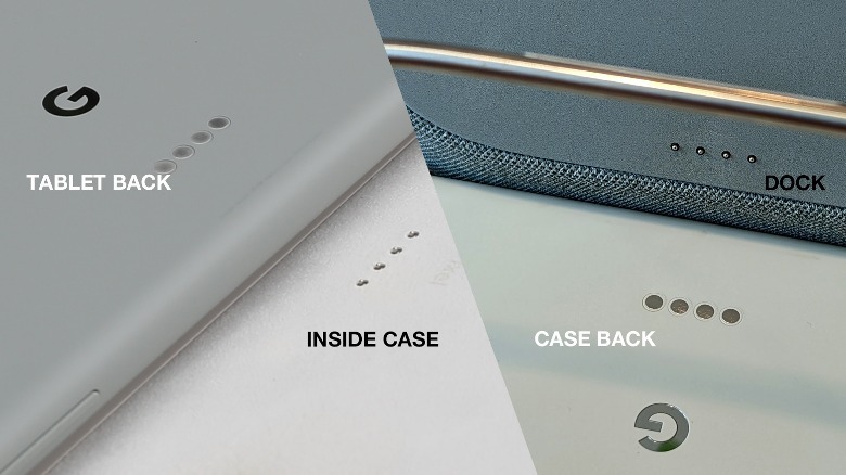 Google Pixel Tablet case inside outside