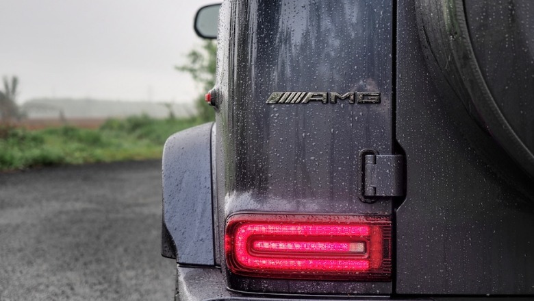 AMG badge and rear lamp cluster