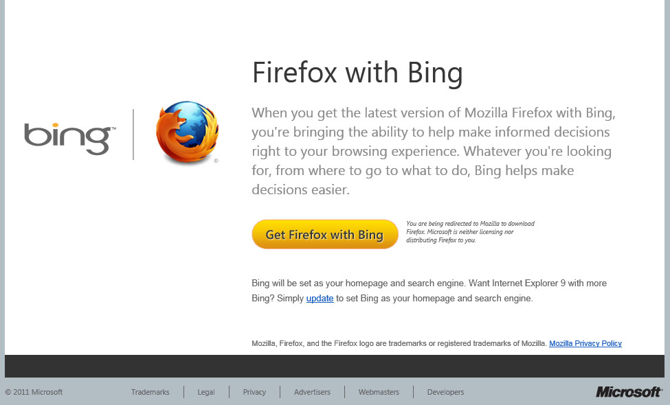 That's just wrong Mozilla releases Firefox with Bing SlashGear That's just wrong Mozilla releases Firefox with Bing SlashGear