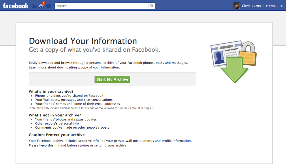 Facebook's 'Download Your Information' in three easy steps SlashGear