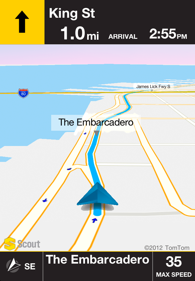 Telenav's Scout app for iPhone gets offline GPS navigation SlashGear