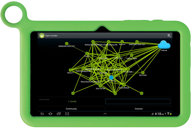 XO Tablet native mesh networking added with Open Garden preload SlashGear