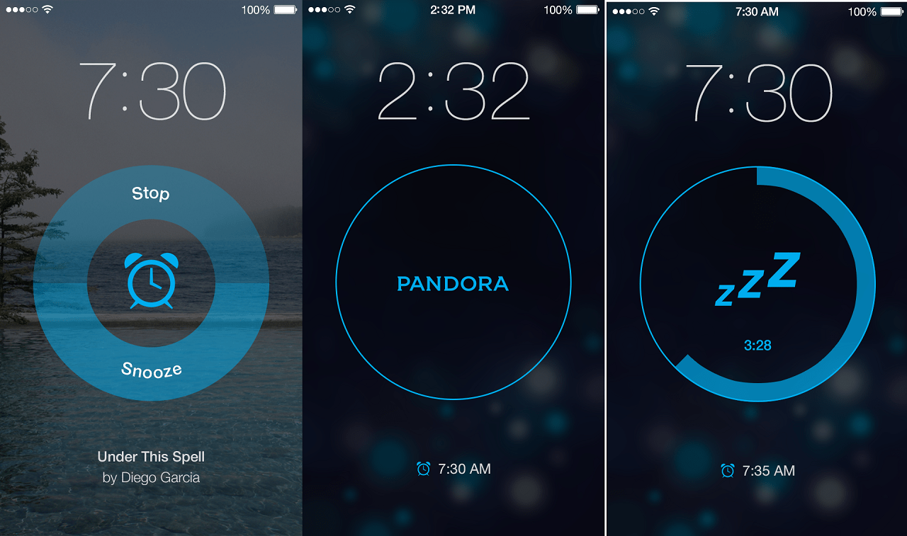 Pandora Alarm Clock for iOS wakes you up with a station, offers snooze option SlashGear