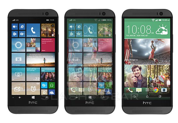 HTC One M8 with Windows Phone pictured leaked by Verizon SlashGear