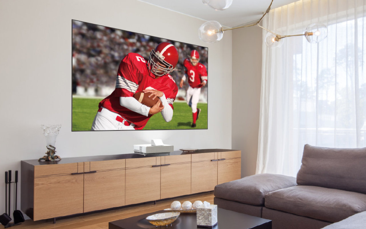 Epson LS500 Laser Projection TV packs a unique screen for daytime use