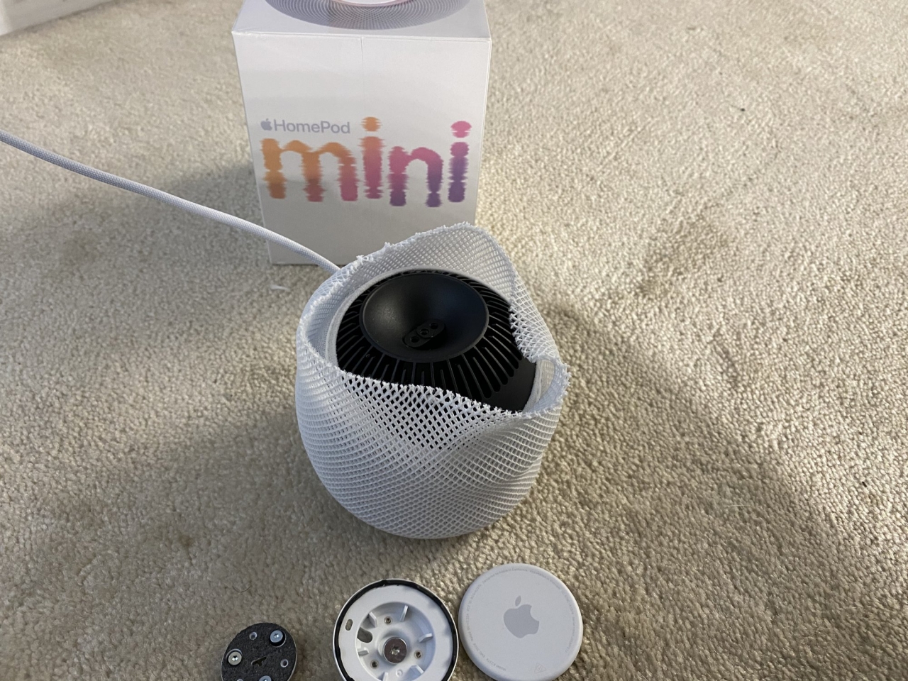 HomePod mini teardown warns owners not to pull the power cable SlashGear