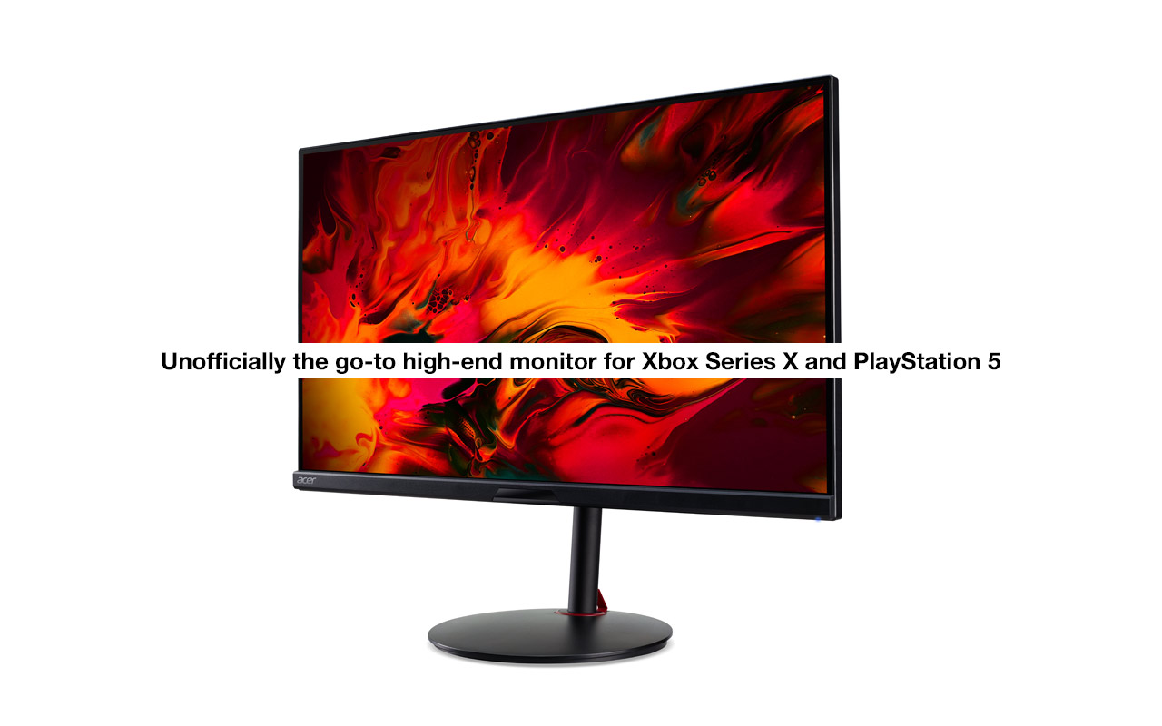 Acer Nitro XV282K KV 4K UHD Monitor made to support Xbox Series X and