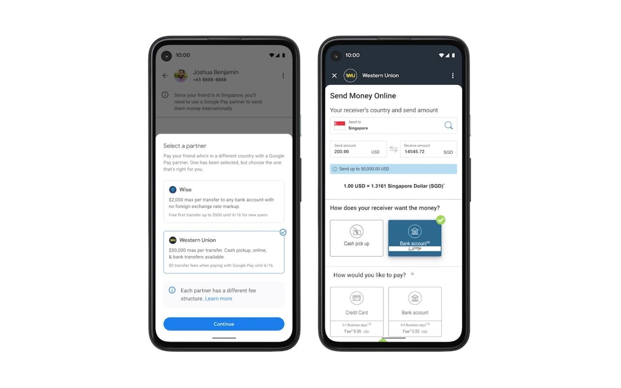 Google Pay international send money feature launches with limited reach