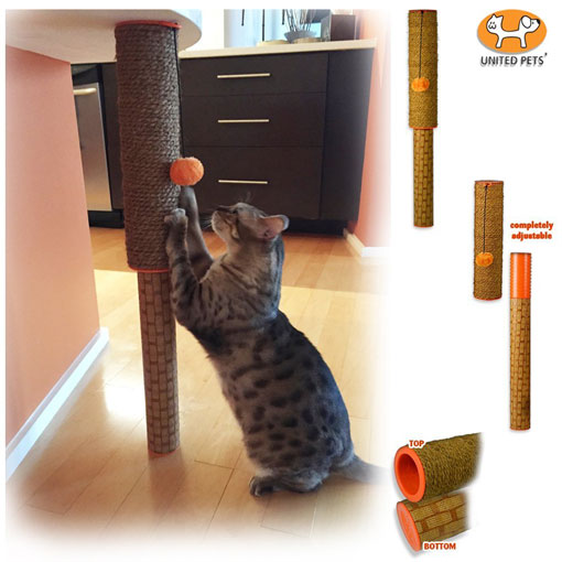 Under Table Cat Scratching Post Slash Pets