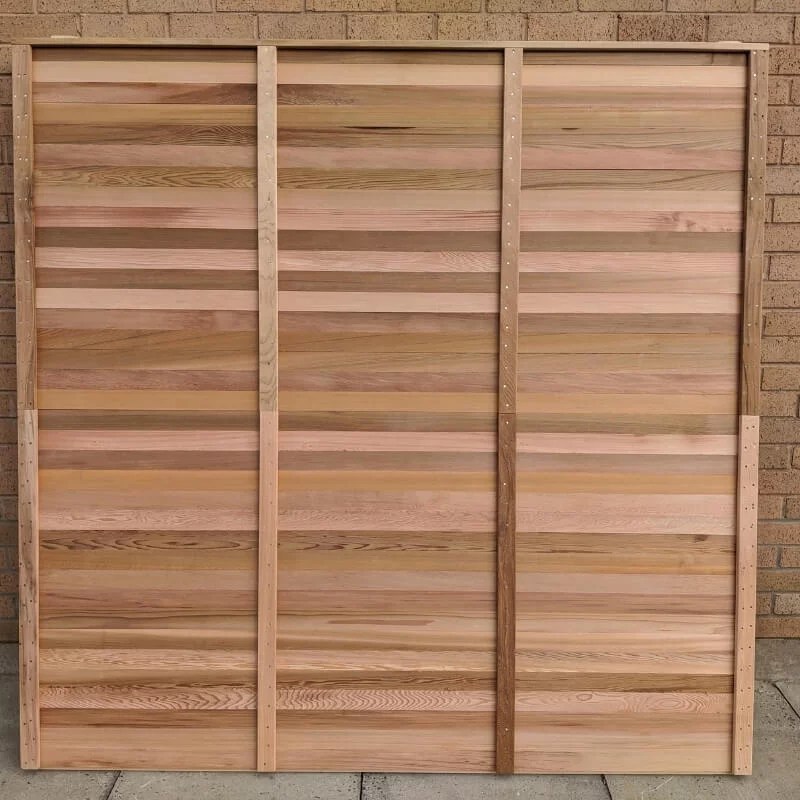 Canadian Cedar Privacy Panel View Collection Slatted Screen Fencing
