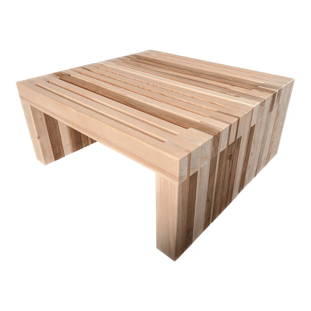 Slatted Cedar Coffee Table View Range Slatted Screen Fencing