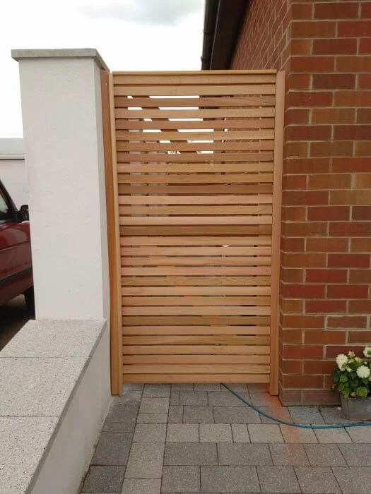 View individual fence slide laminated group fence screen