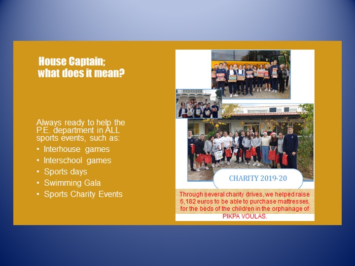 House Captains St. Lawrence College