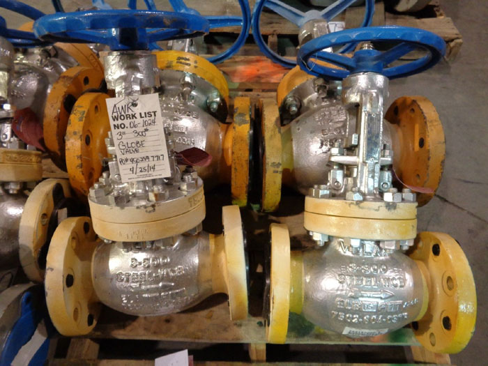 VELAN GLOBE VALVE 3" 300 W/ MONEL, FIG F101074C02HMP1