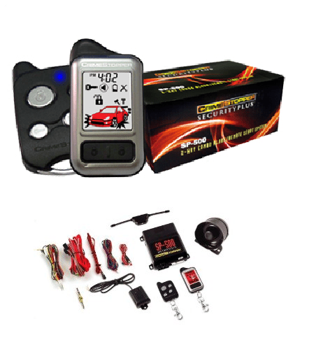 Crimestopper SP500 - 2 Way Remote Starter, Car Alarm, Keyless Entry