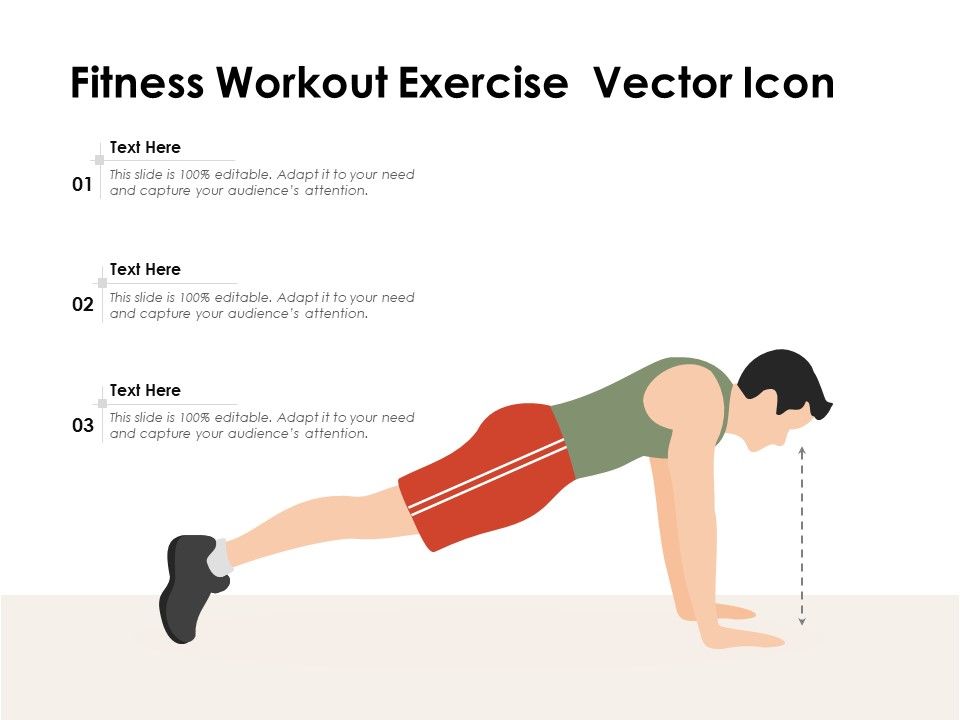 Fitness Workout Exercise Vector Icon Ppt PowerPoint Presentation File