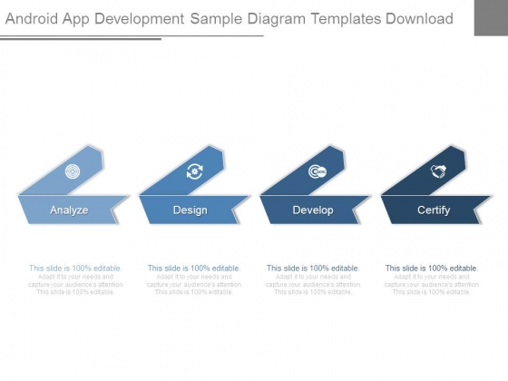 Android App Development Sample Diagram Templates Download - PowerPoint