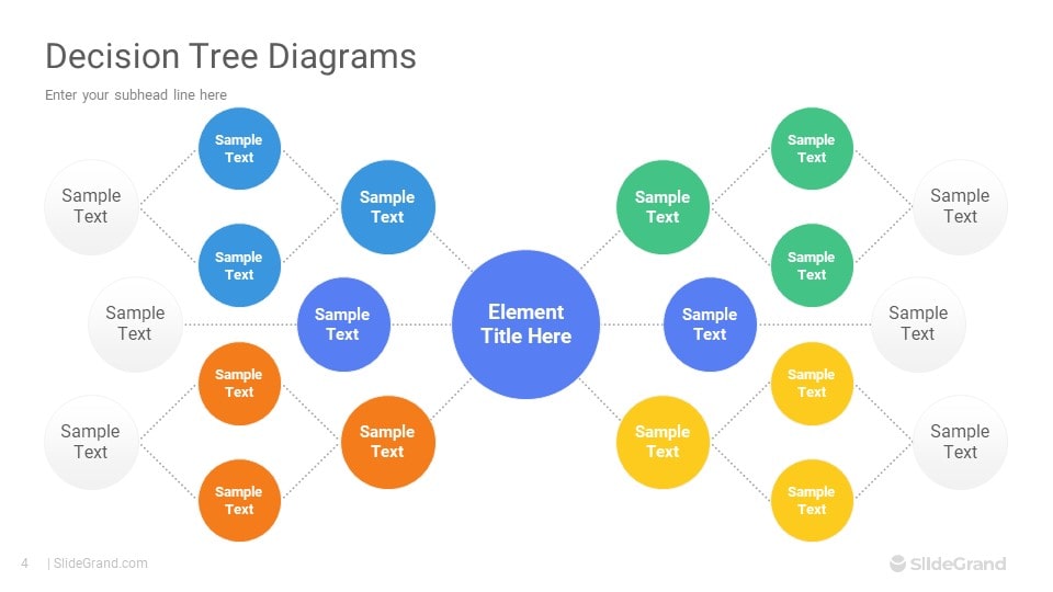 Decision Tree Diagrams PowerPoint Template Designs SlideGrand