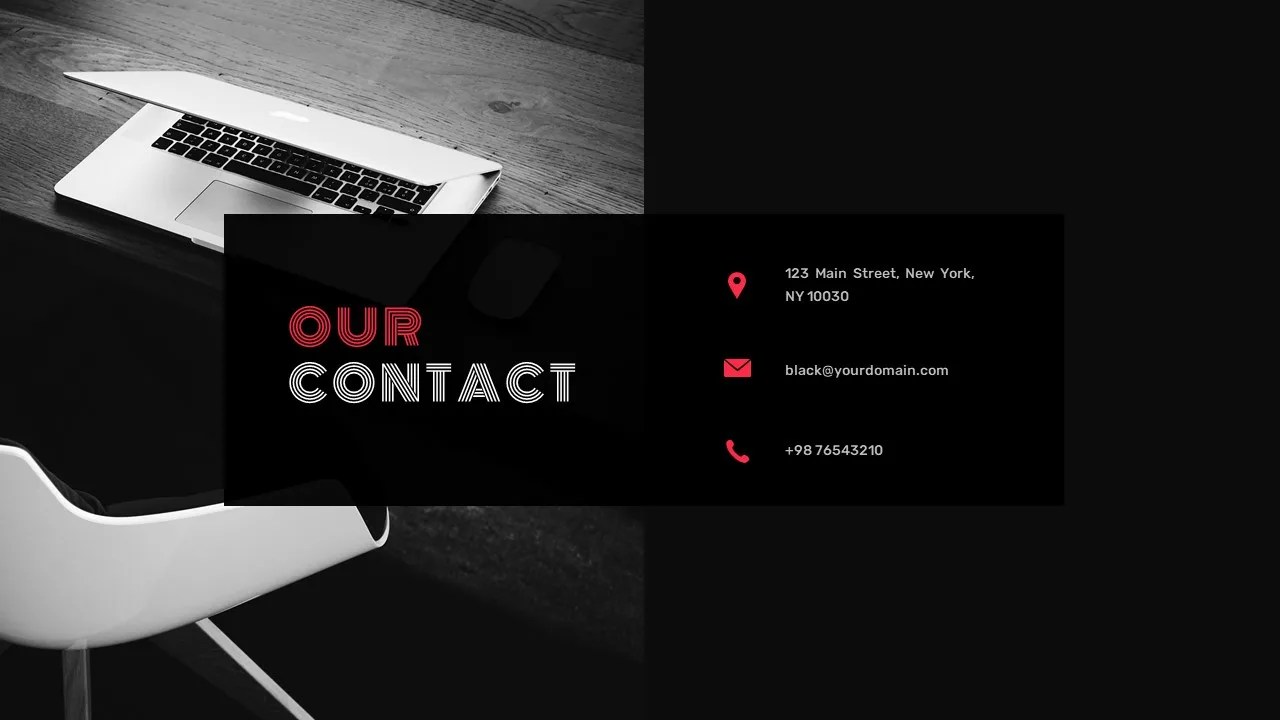 Dark Theme Presentation Templates for Google Slides Slidekit