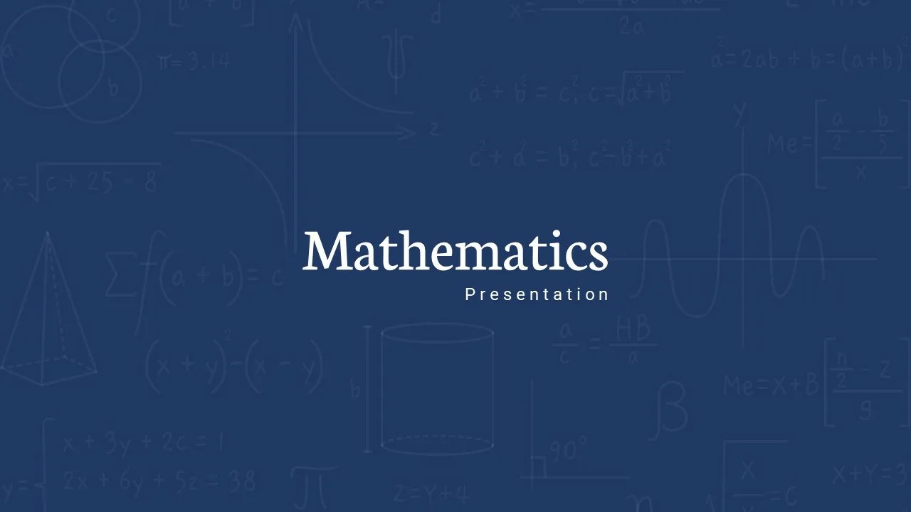 Math Google Slides Themes for Presentation SlideKit