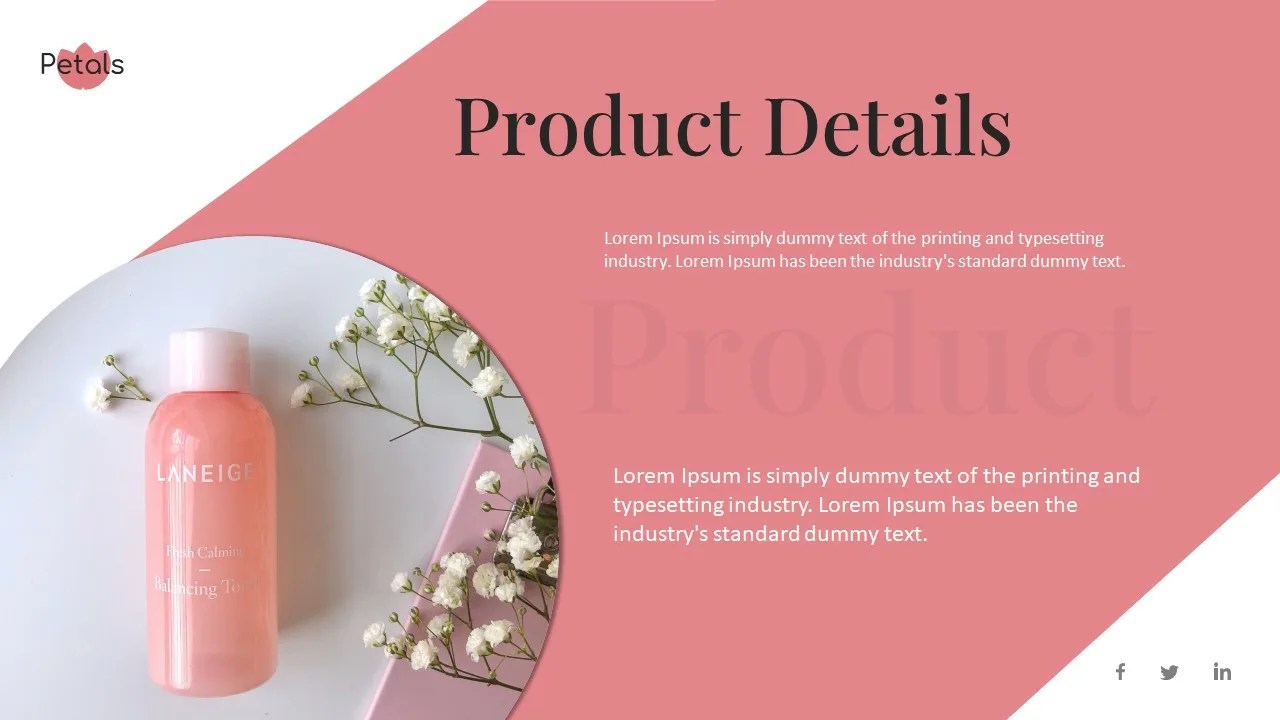 Product Presentation Template for Google Slides SlideKit