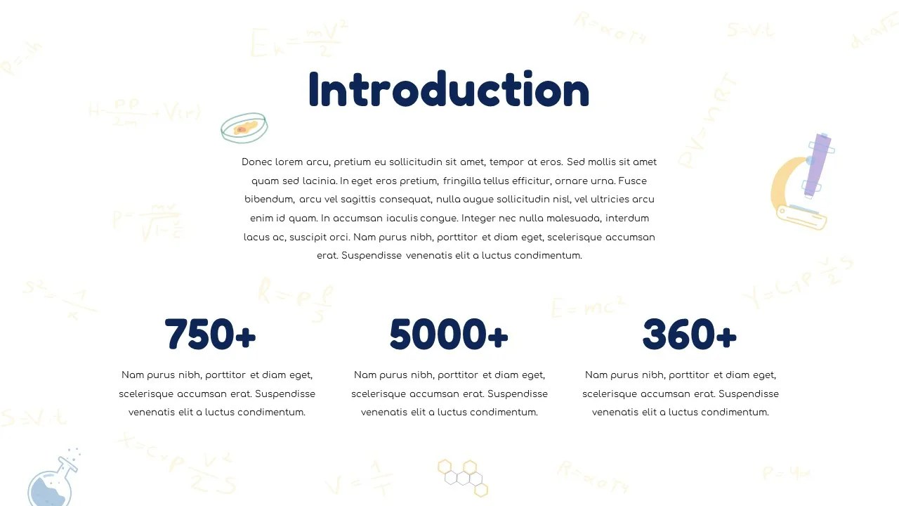 Free Science Presentation Template for Google Slides SlideKit