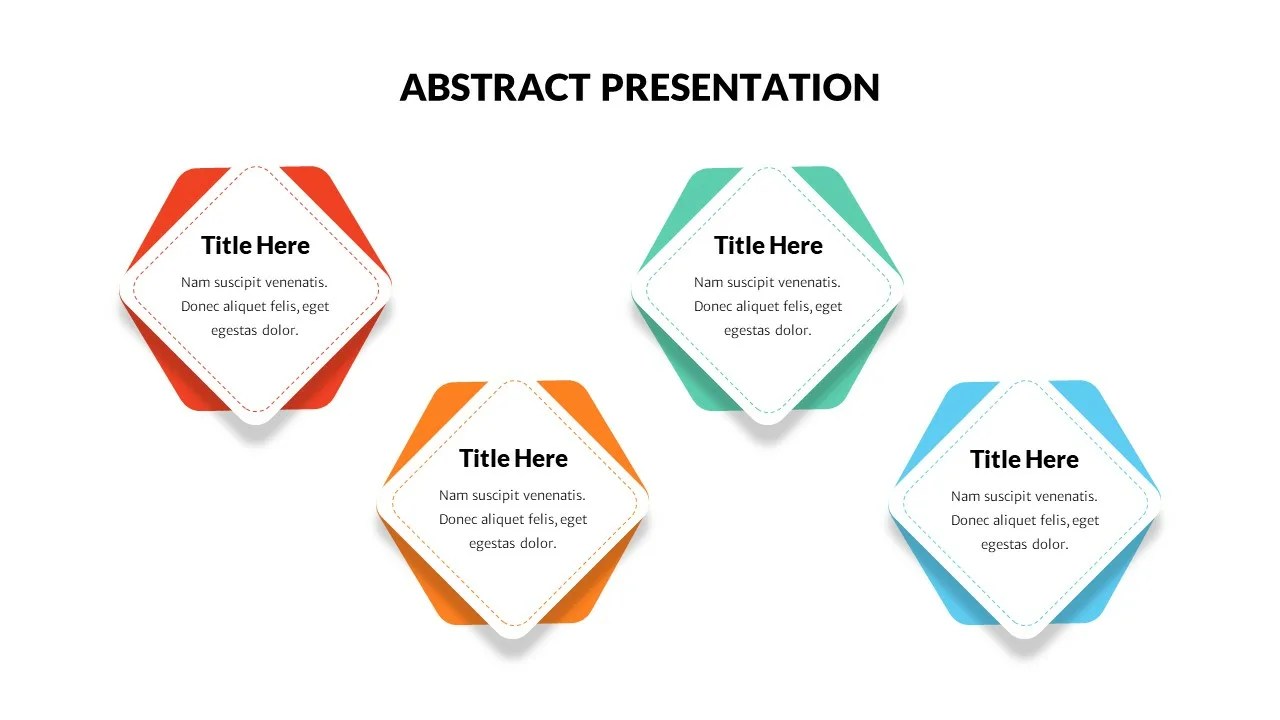 Google Slides Abstract Presentation Template SlideKit