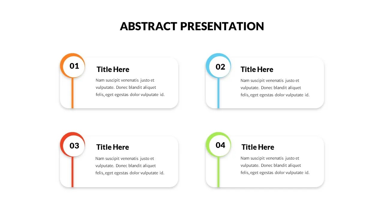 Google Slides Abstract Presentation Template SlideKit