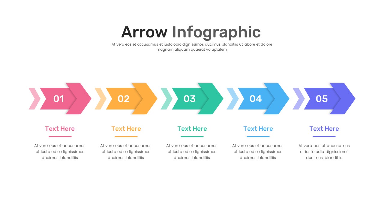 Google Slides Attractive Arrow Presentation Template SlideKit