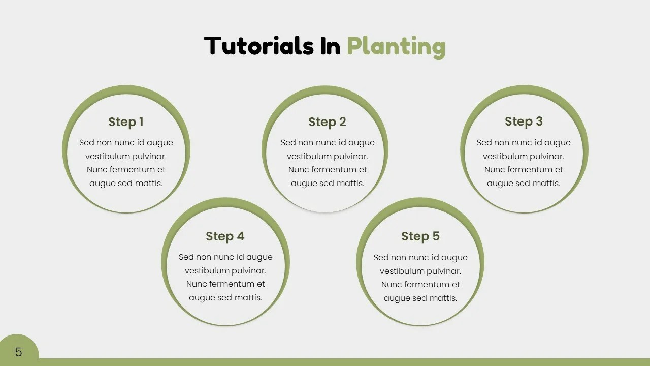 Attractive Green Theme Google Slides Template SlideKit