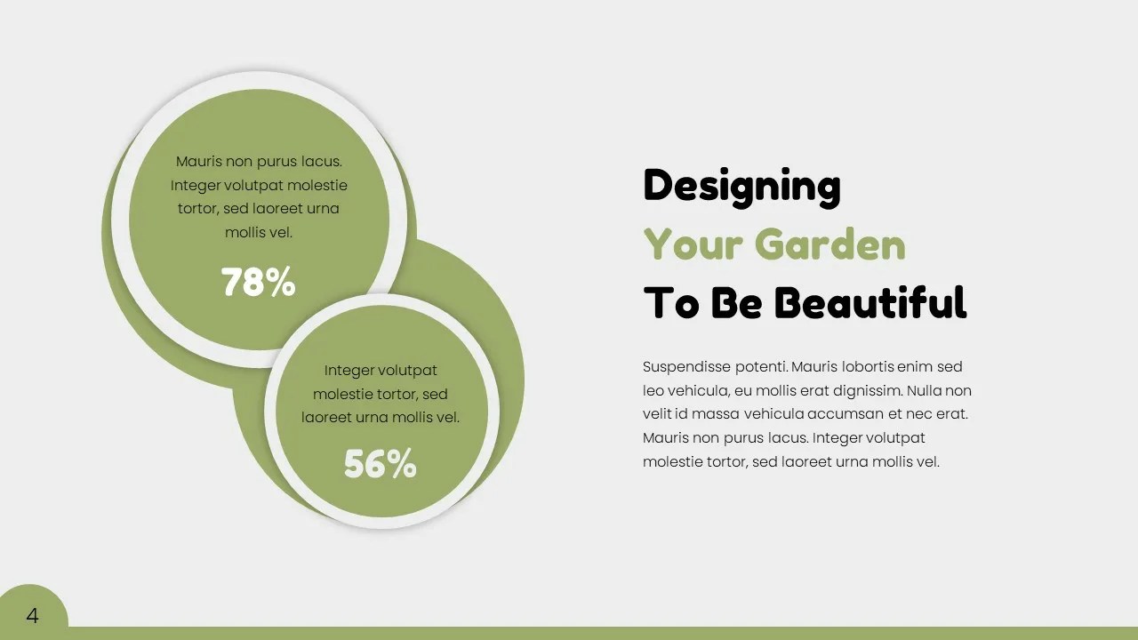 Attractive Green Theme Google Slides Template SlideKit