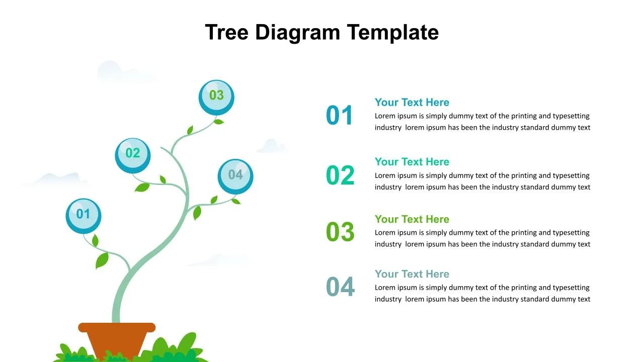 Tree Diagram Presentation Slides & Templates SlideKit