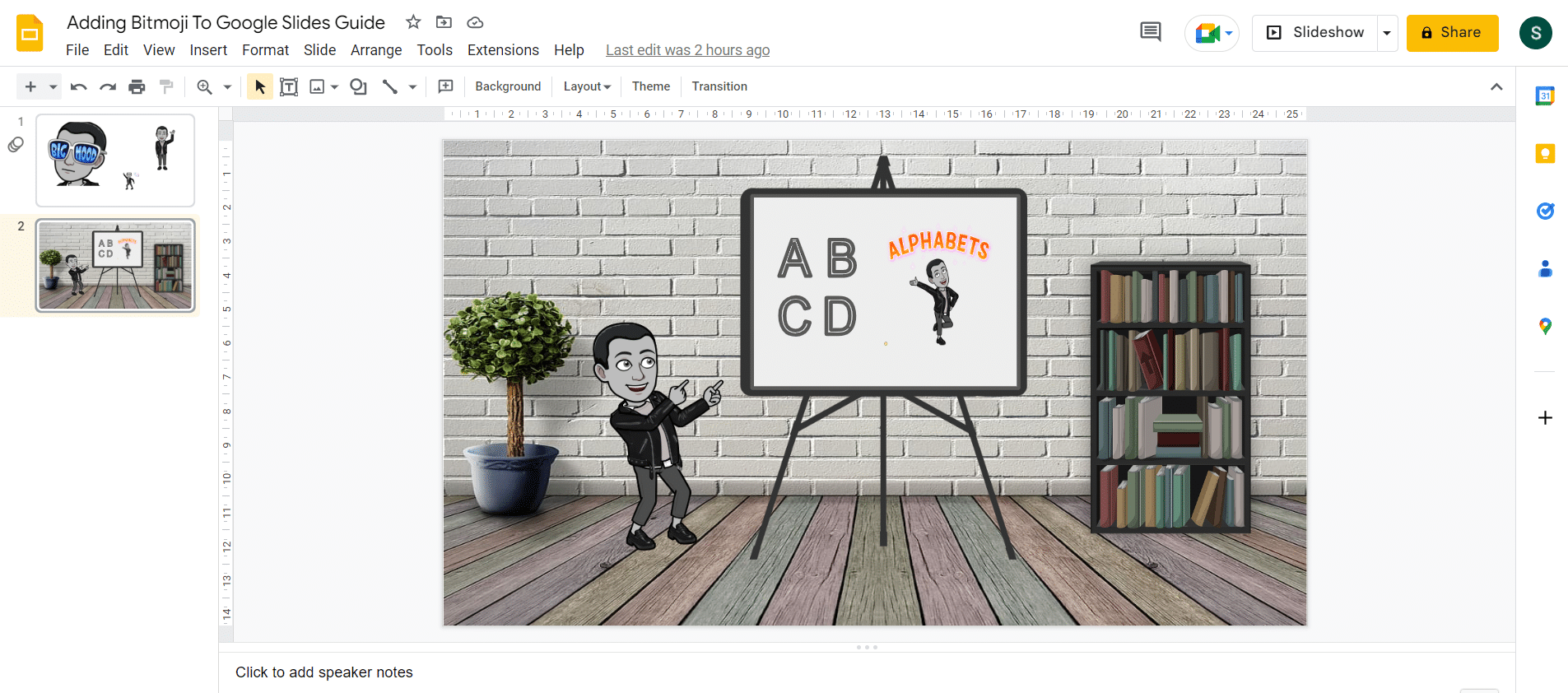 How To Add Bitmoji To Google Slides Easy Method SlideKit