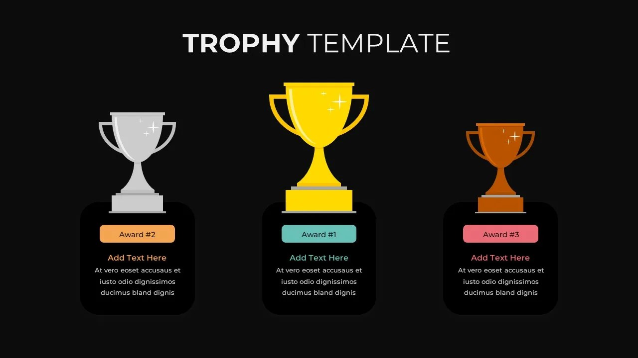 Trophy Presentation Backgrounds SlideKit