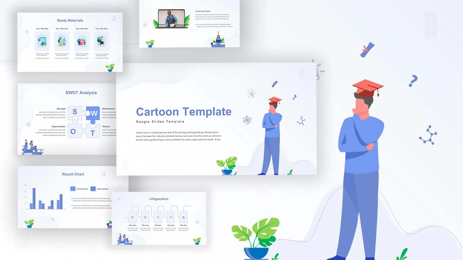 Awesome Cartoon Slides SlideKit