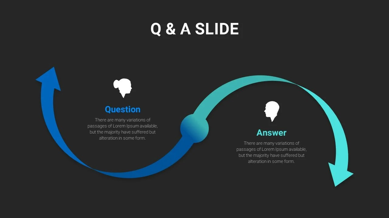 Creative Q and A Presentation Slide SlideKit