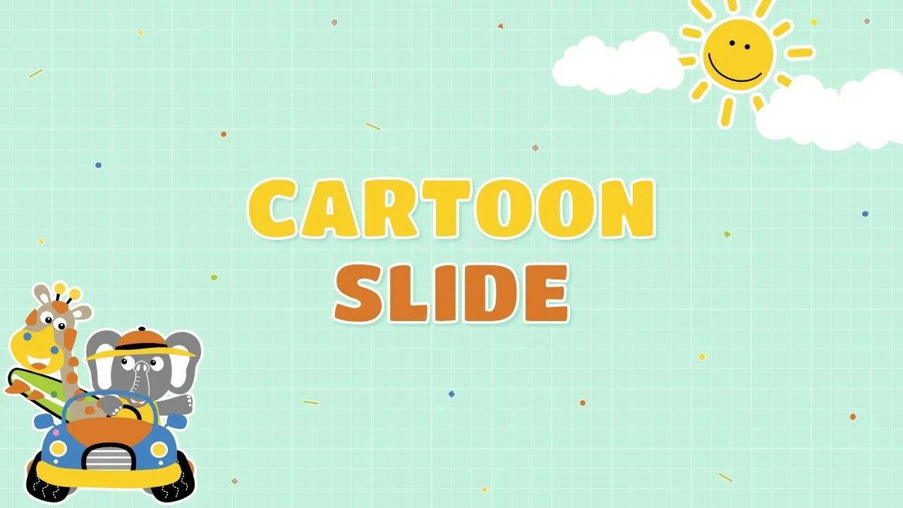 Cute Cartoon Slide Presentation SlideKit