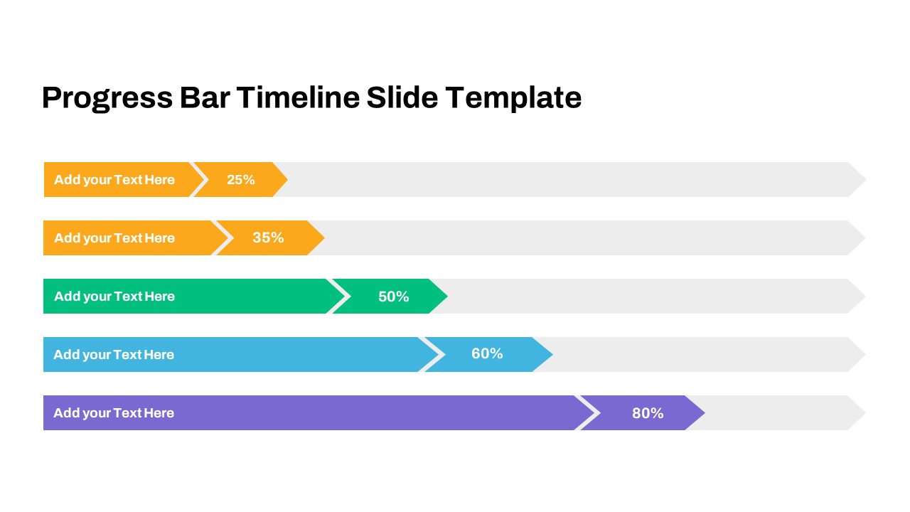 Swimlane Timeline Presentation PPT Template SlideKit