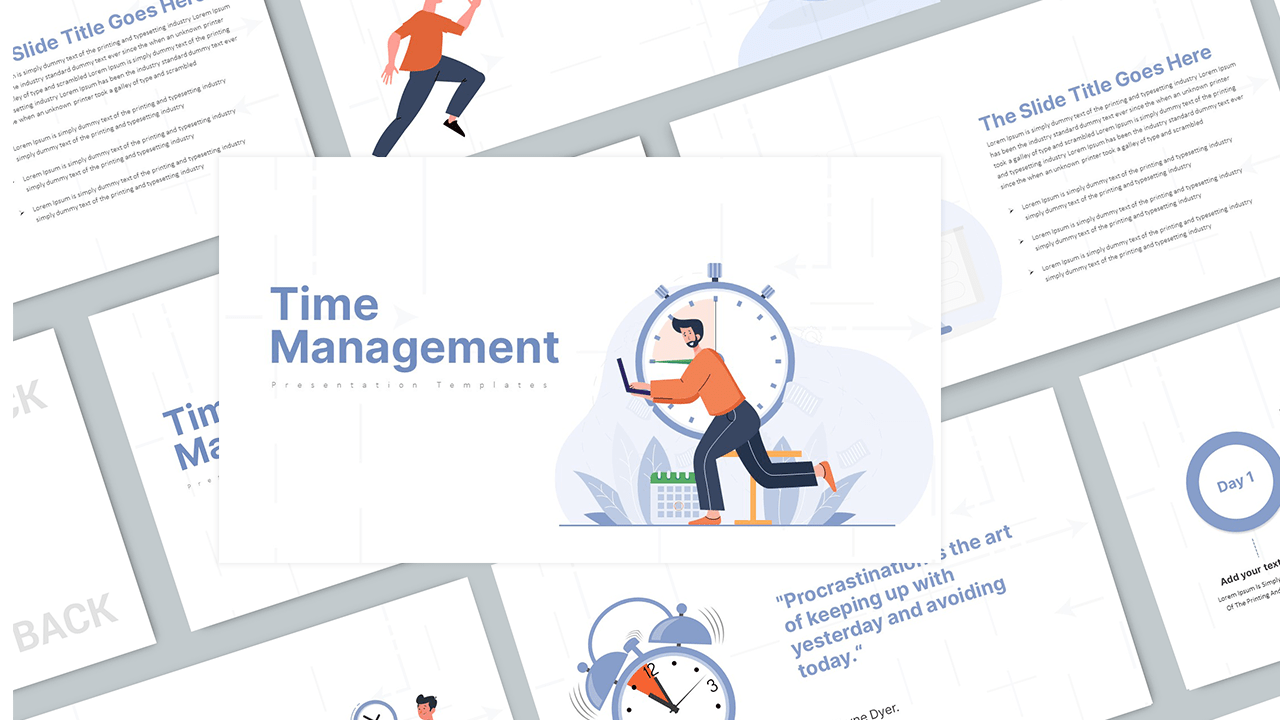 Time Management Template SlideKit