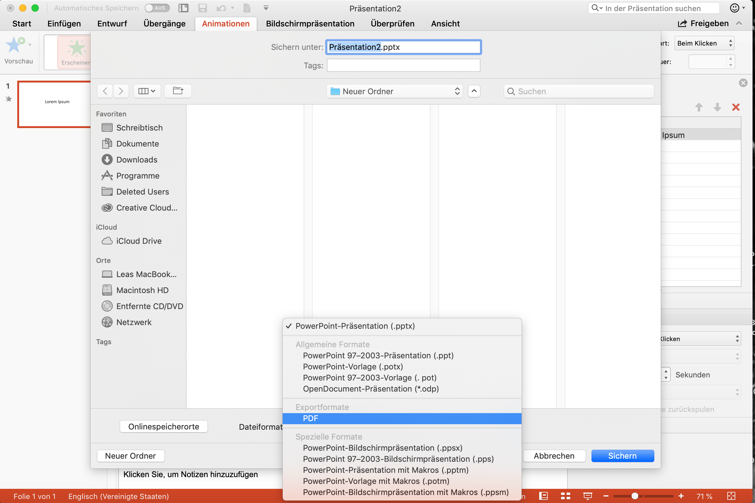 Wie kann ich drucken und gleichzeitig als PDF abspeichern?