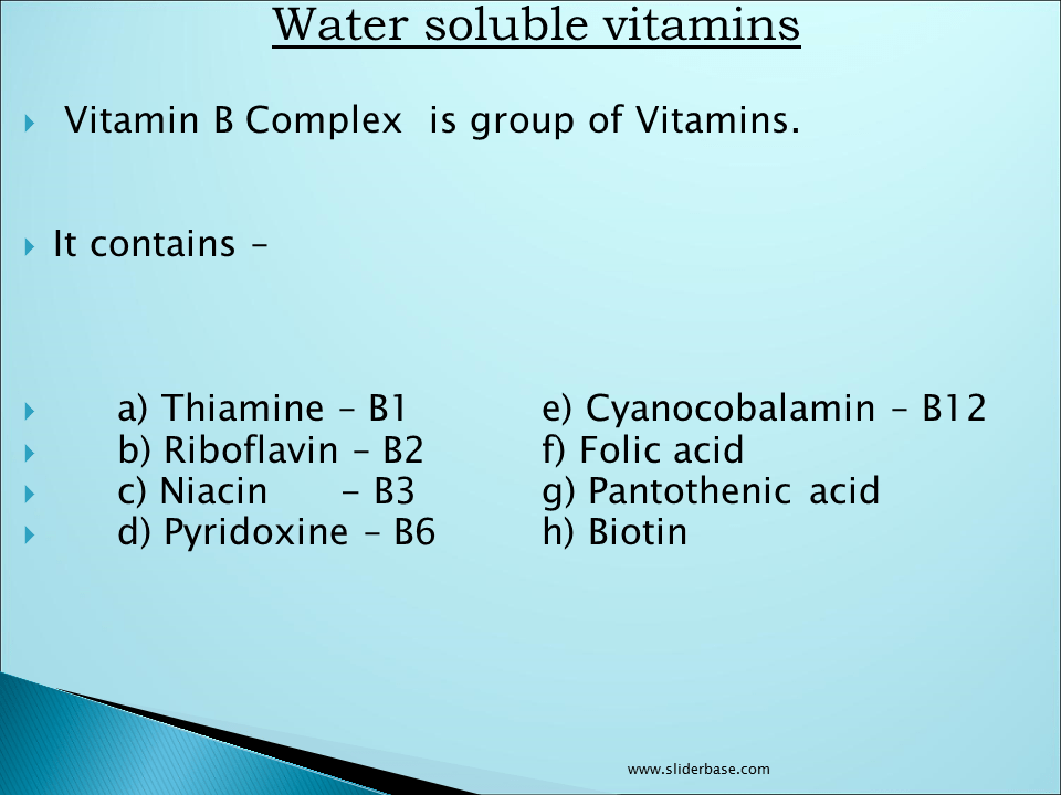 Vitamins Presentation Health and Disease