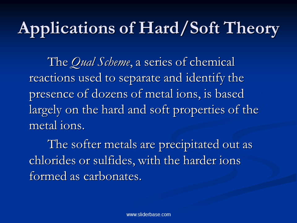 Charge Density Hard Acids