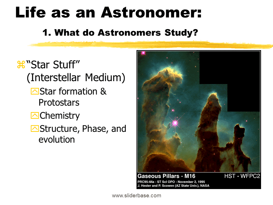 What Do Astronomers Study Presentation Astronomy