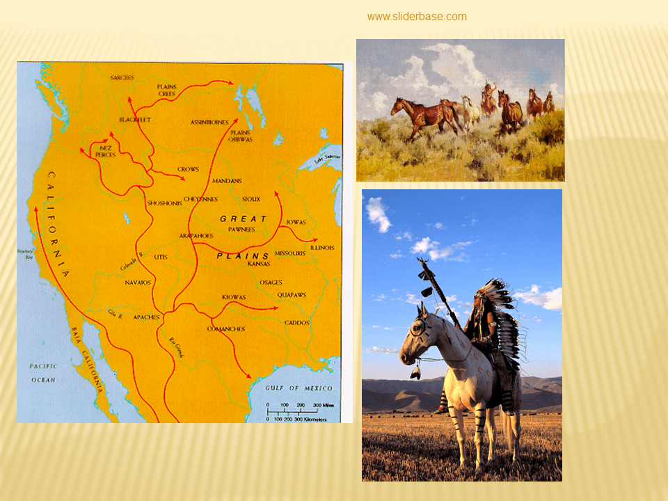 Four of the largest Indian Reservations are located in the Great Plains today. (South Dakota and