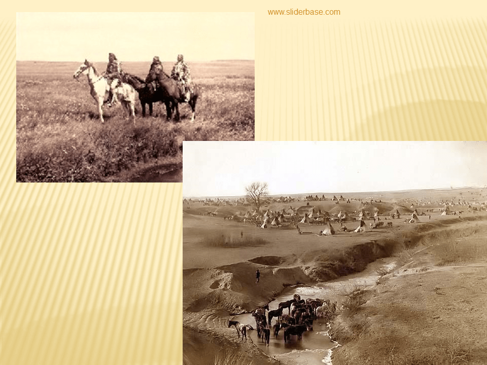 Four of the largest Indian Reservations are located in the Great Plains today. (South Dakota and