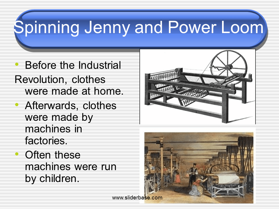 Industrial Revolution Inventions Presentation History
