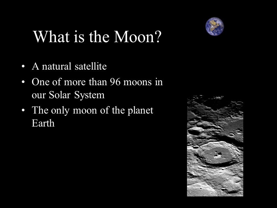 Our Moon Presentation Astronomy