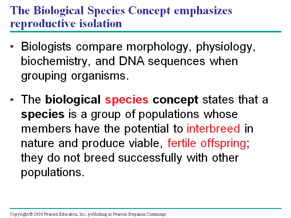 The Origin of Species Presentation Biology