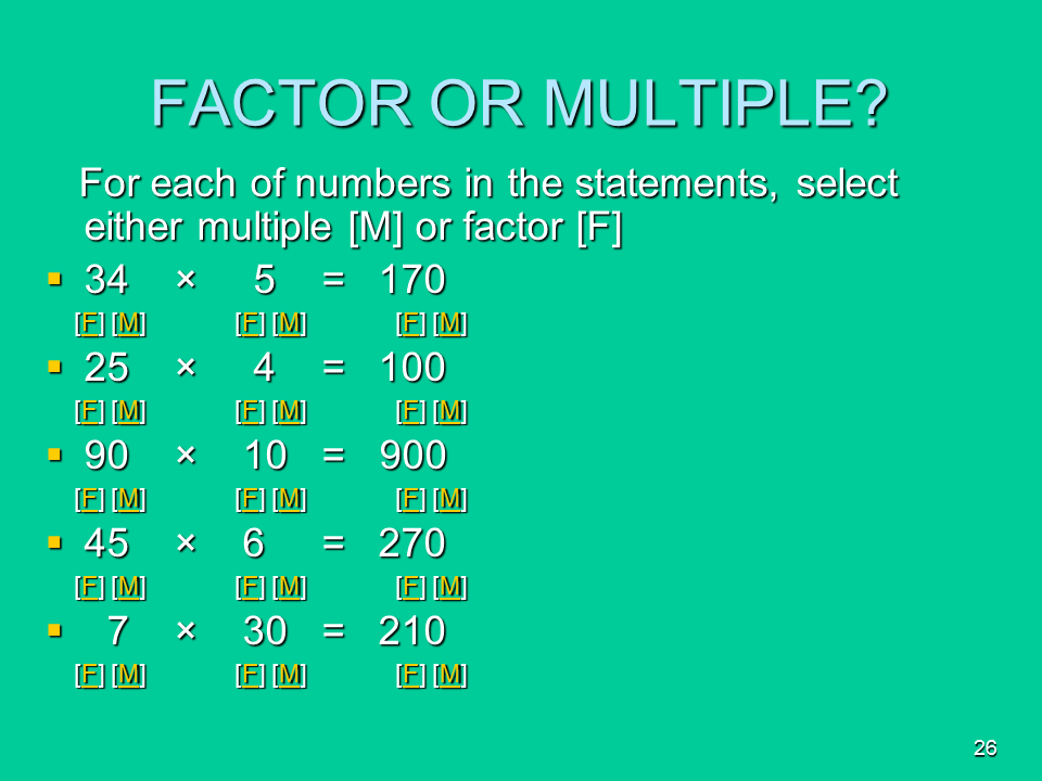 Factor
