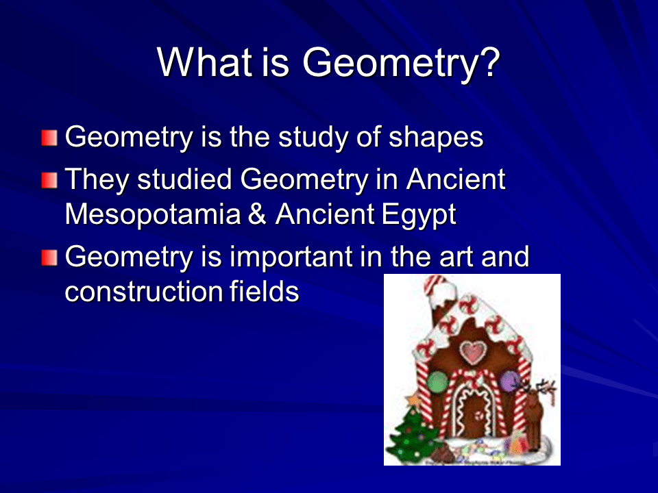 Math Geometry Vocabulary Presentation Mathematics